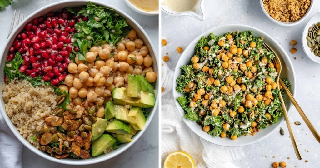 Quick And Easy Quinoa Chickpea Salad Recipe