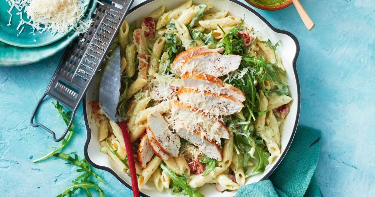 Chicken Pesto Pasta Recipe