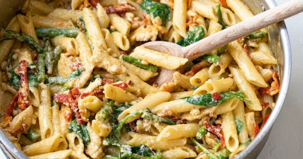 Chicken Pesto Pasta Recipe