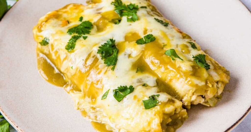 Easy Green Chili Chicken Enchiladas - Too Good To Resist!