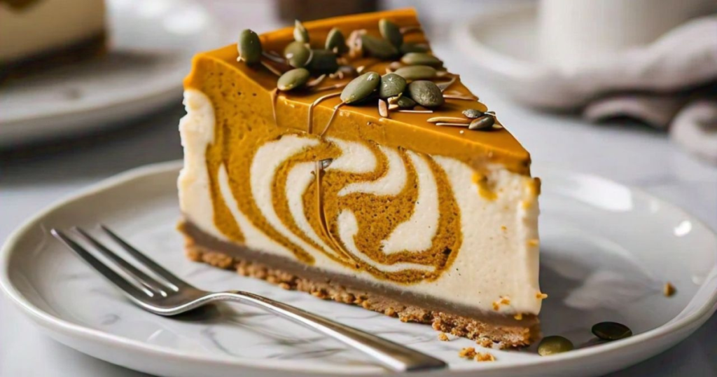 How to make pumpkin marble cheesecake