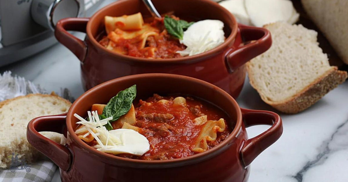 crockpot lasagna soup