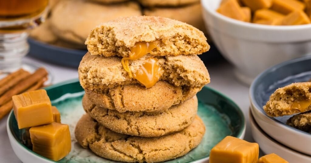 Decadent And Crunchy Caramel Apple Cider Cookies