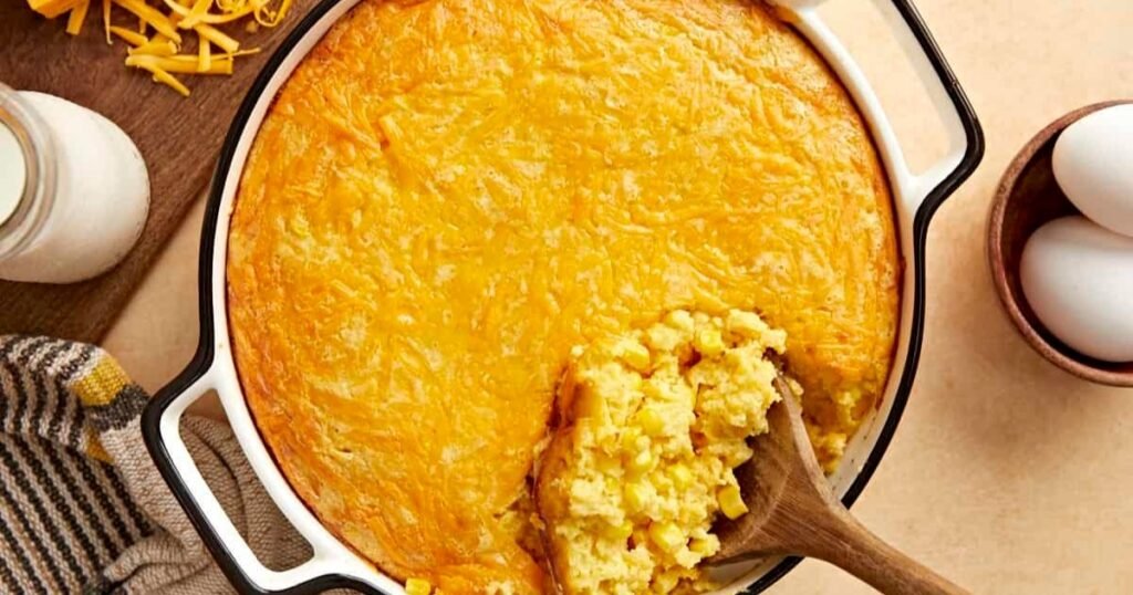 Creamy And Rich Corn Pudding Recipe