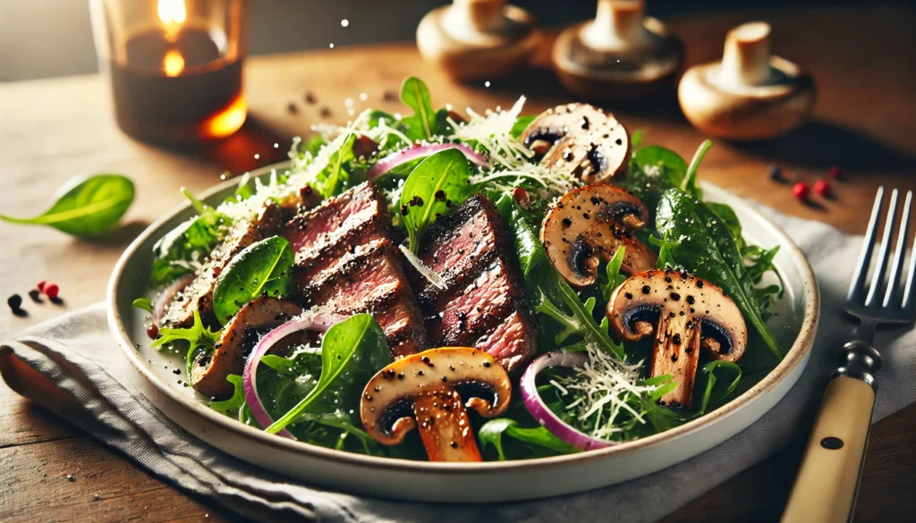 Steak and Mushroom Salad