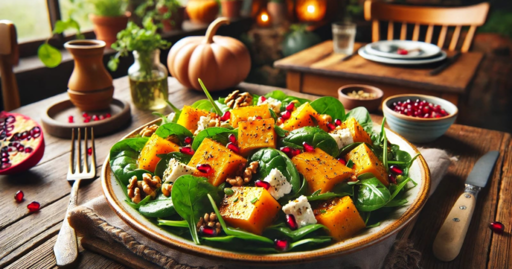 How to make roasted butternut squash salad