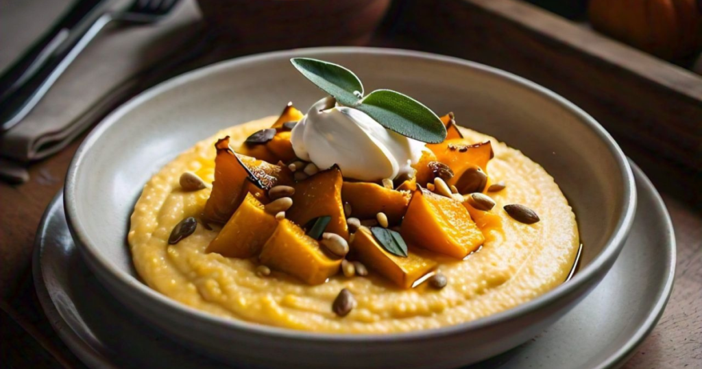 how to make pumpkin polenta recipe