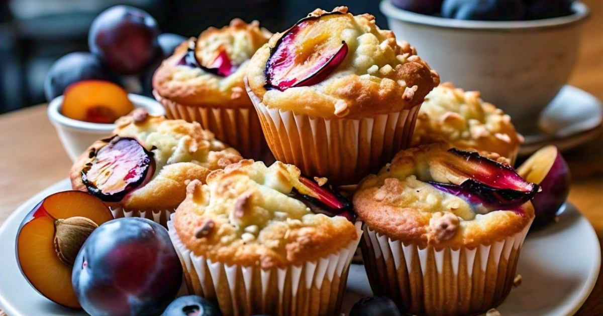 plum muffin recipe