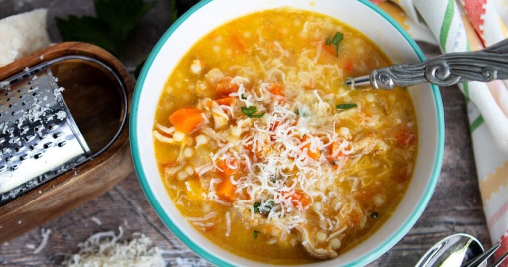 Italian Chicken Pastina Soup