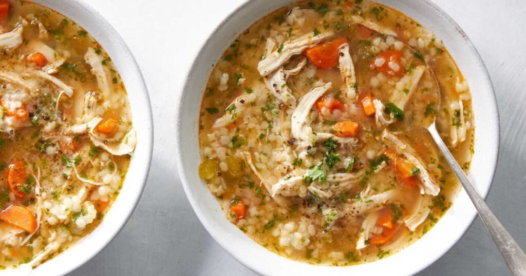 Italian Chicken Pastina Soup