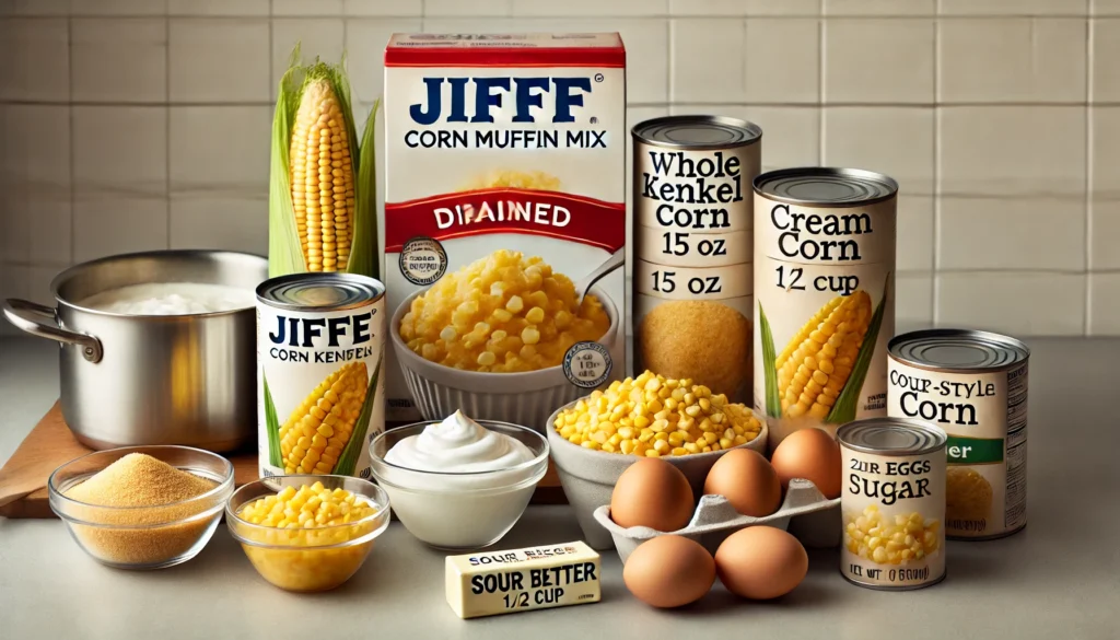 Jiffy Corn Pudding Recipe