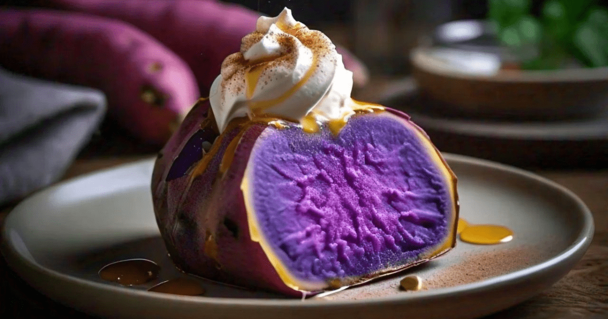 Purple sweet potato recipe