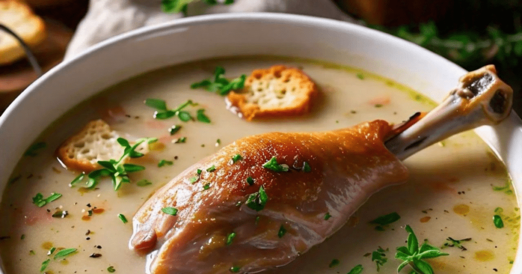 Cream of turkey soup 